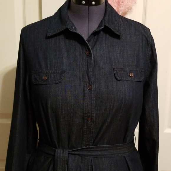 Laura Scott Denim Dress  NWOT - Picture 2 of 8